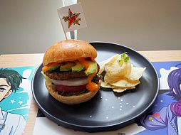 画像集 No.013のサムネイル画像 / おすすめメニューはカレードリンク。「KING OF PRISM-Shiny Seven Stars-」×プリズムストーンカフェをレポート