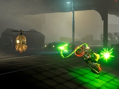 戦闘バイクに乗って戦うアクションゲーム「スティールラッツ」。4人の主人公それぞれの攻撃方法などが公開