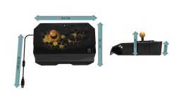 画像集 No.004のサムネイル画像 / カジュアル向けアケコン「Qanba Drone」が2月1日発売。税込1万1070円で予約受け付けが始まる