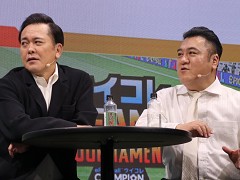 「ウイコレ」公式リアルイベント「ウイコレ FAN TOURNAMENT」開催。発案者の有田哲平さん,山崎弘也さんがどハマり具合を語る