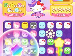 サンリオのキャラクター達が登場するパズルRPG「ハローキティとまほうのおもいで」が配信開始。パズルや箱庭作りを楽しめる