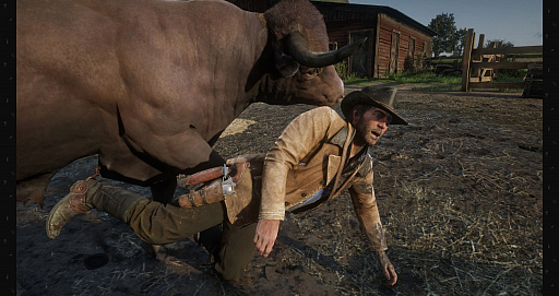 画像集#005のサムネイル/「Ghost of Tsushima」「RDR2」「ジャストコーズ4」で2021年の干支,牛を撮る! 可愛い牛から獰猛な牛,空飛ぶ牛までよりどりみどり