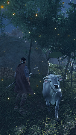 画像集#048のサムネイル/「Ghost of Tsushima」「RDR2」「ジャストコーズ4」で2021年の干支,牛を撮る! 可愛い牛から獰猛な牛,空飛ぶ牛までよりどりみどり