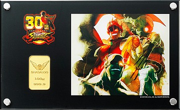 画像集 No.005のサムネイル画像 / 「ロックマン」「ストリートファイター」シリーズの30周年を記念した純金とシルバーグッズが発売。本日予約スタート