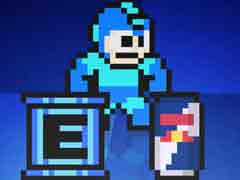 ロックマンがレッドブルで翼をさずかる。「レッドブル・クラッシュドアイス」のブラウザゲームが登場