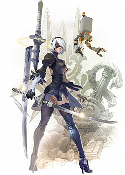 画像集 No.002のサムネイル画像 / 「ソウルキャリバーVI」に「NieR：Automata」の“2B（ヨルハ二号B型）”が参戦決定。キャラクター紹介PVも公開に