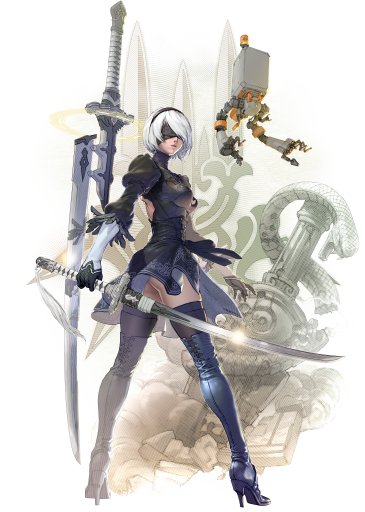 画像集 No.001のサムネイル画像 / 「SOULCALIBUR VI」,「NieR:Automata」からの参戦キャラ“2B”の配信日が12月18日に決定