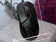 XPGがSSD内蔵のゲーマー向け有線マウス「XPG VAULT」を披露。複数のPCで同じゲームをプレイするのに便利かも