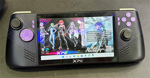 画像集 No.001のサムネイル画像 / ADATAが開発中の携帯型ゲームPC「XPG Nia」は，新型メモリ「LPCAMM2」採用でメモリをユーザーが交換できる