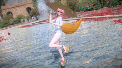 画像集 No.006のサムネイル画像 / Fateシリーズ最新作「Fate/EXTELLA LINK」が本日発売。DLC衣装第1弾「トロピカルセット」の紹介動画と今後の配信スケジュールが明らかに