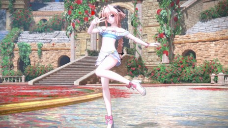 画像集 No.018のサムネイル画像 / Fateシリーズ最新作「Fate/EXTELLA LINK」が本日発売。DLC衣装第1弾「トロピカルセット」の紹介動画と今後の配信スケジュールが明らかに