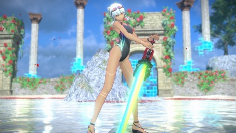 画像集 No.019のサムネイル画像 / Fateシリーズ最新作「Fate/EXTELLA LINK」が本日発売。DLC衣装第1弾「トロピカルセット」の紹介動画と今後の配信スケジュールが明らかに