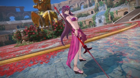 画像集 No.021のサムネイル画像 / Fateシリーズ最新作「Fate/EXTELLA LINK」が本日発売。DLC衣装第1弾「トロピカルセット」の紹介動画と今後の配信スケジュールが明らかに
