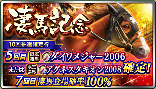 画像集 No.001のサムネイル画像 / 「ダビマス」，★5“ダイワメジャー2006”が登場する“凄馬記念”を開催。“第18回公式ブリーダーズカップ”は1月17日にスタート