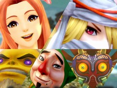 「ゼルダ無双 ハイラルオールスターズ DX」,キャラ紹介動画第2弾で「時のオカリナ」のシークや「ムジュラの仮面」のチンクルなど7人を紹介