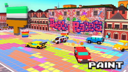 画像集 No.005のサムネイル画像 / ボクセルグラフィックスのカーバトル「チキチキBOXYRACERS」が配信開始