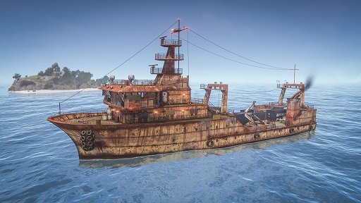 画像ギャラリー No.006のサムネイル画像 / 「Rust」，本日配信の大型アップデートで船が建築可能に。水上都市や幽霊船が登場する新エリアも追加され，まさに“大航海時代”へ