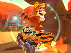 「マリオカート ツアー」でオータムツアーが開幕。タヌキマリオや新アイテム“スーパーこのは”などが登場