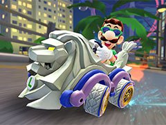 「マリオカート ツアー」でシンガポールツアーが1月26日まで開催中。バカンスを楽しむルイージやライオンをかたどったデザインが目を引くマシンが登場