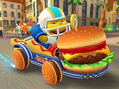 「マリオカート ツアー」でロサンゼルスツアーが本日スタート。新キャラのブルや新たなルートを追加した“ロサンゼルスコースト2”も登場