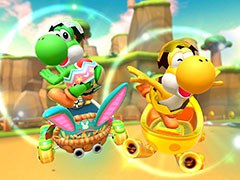 「マリオカート ツアー」でヨッシーツアーがスタート。ヨッシー(ゴールドエッグ)やヨッシーMiiスーツも登場