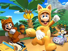 「マリオカート ツアー」でアニマルツアーがスタート。自然あふれる2つのコースやタヌキマリオらキャラクター情報も公開に
