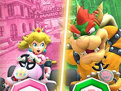 「マリオカート ツアー」でピーチVSクッパツアーが12月14日まで開催中。庭園が舞台のDS ピーチガーデンなど新コースも登場