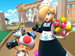「マリオカート ツアー」,“スプリングツアー”を開始。新たな都市コース「アテネポリス」も追加