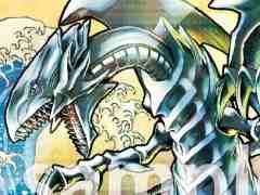 「遊戯王OCG」25周年を記念したフレーム切手セット,受注販売を11月18日に開始。浮世絵風に描かれた「青眼の白龍」の限定カードが付属