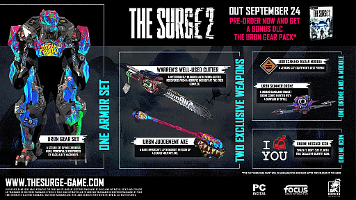 画像集 No.007のサムネイル画像 / ハードコアアクションRPG「The Surge 2」，2019年9月24日の発売に先駆けプレオーダーが開始。最新トレイラーの公開も