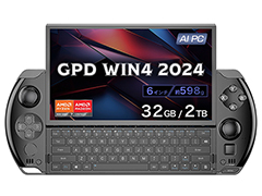 携帯型ゲームPC「GPD WIN4」の2024年モデルが国内発売。CPUにRyzen 7 8840Uを採用