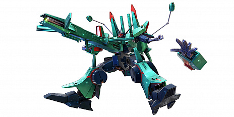 画像集 No.005のサムネイル画像 / 「機動戦士ガンダム エクストリームバーサス2」に,ラカン・ダカラン搭乗の新機体「ドーベン・ウルフ」が参戦