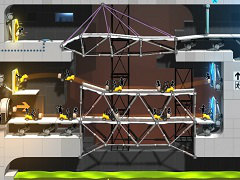 物理系パズル「Bridge Constructor Portal」プレイレポート。橋作りの技術と「Portal」のガジェットを駆使して,車両をゴールまで導こう