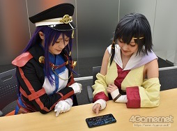 画像集 No.025のサムネイル画像 / 「甲鉄城のカバネリ -乱-」の葉矢と八鳥が4Gamer編集部にやってきた。原作アニメファンも嬉しい,充実のチュートリアルを紹介