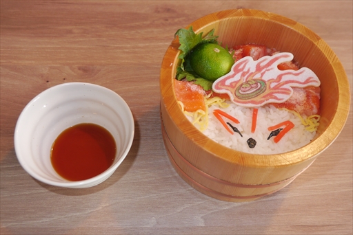 画像集#011のサムネイル/カプコンカフェ×大神コラボメニュー試食レポート。キャラクターをイメージした素敵なドリンクに加え,和風のご飯ものも充実