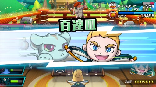 画像集 No.003のサムネイル画像 / Switch/3DS向けアクションパズル「超回転 寿司ストライカー The Way of Sushido」,プレイヤーのパートナー「スシガミ」の情報を公開