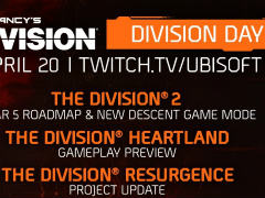 「ディビジョン」新作ハートランド&リサージェンスの新情報アリ。ライブ配信“Division Day”が4月21日3時に放送