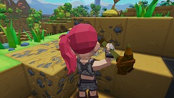 画像集 No.004のサムネイル画像 / 「PixARK」,ゲーム序盤のサバイバル生活を紹介。アイテムを持っていない状態から始まる過酷なサバイバルを切り抜けよう
