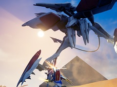 「New ガンダムブレイカー」,ガンプラのカスタマイズ要素や巨大な敵との戦闘シーンが公開。ナイチンゲールなど4種の新規機体も明らかに