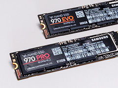 「SSD 970 PRO」「SSD 970 EVO」レビュー。SSD 960シリーズと比べ,劇的ではないが確実に高速化を果たす