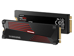 Samsung SSDの最上位「SSD 990 PRO」にPS5対応ヒートシンク搭載モデルが登場