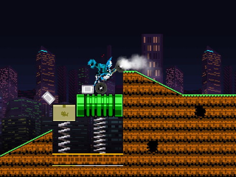 画像集 No.006のサムネイル画像 / 「アクションゲームツクールMV」が今夏Steamアーリーアクセスに登場。ツクールシリーズでは初の物理演算機能を搭載
