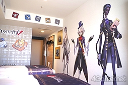 画像集#012のサムネイル/「Identity V」コラボルームを紹介。東京・池袋の高層ホテルに,リッチな客室に描き下ろしイラストが調和したハンター・サバイバールームが登場