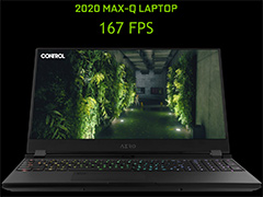 NVIDIA,ノートPC向け「GeForce RTX 2080 SUPER,2070 SUPER」を発表。薄型軽量ノートPC向け技術「Max-Q」の新版も登場