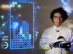「テトリス エフェクト」VRモードをプレイすると人間の脳はどう反応するのか。片桐 仁さんの脳波の変化で検証するPS VR特別映像が公開