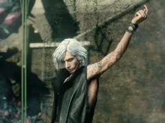 「デビル メイ クライ 5」最新ビルドプレイレポート。第3の男“V(ブイ)”は3体の魔獣を使役してクールに戦う,厨二系ニューヒーロー
