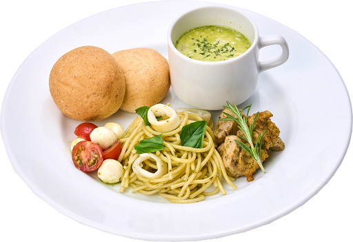 画像集 No.019のサムネイル画像 / カプコンカフェ「デビル メイ クライ」シリーズコラボの試食会レポート。ダンテをはじめとしたキャラクターたちをイメージしたメニューを楽しめる