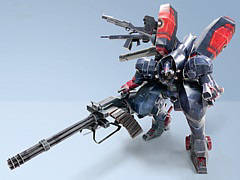 「METAL WOLF CHAOS XD」に登場する特殊機動重装甲「メタルウルフ」の高精細ペーパークラフトが公式サイトで無料配布開始