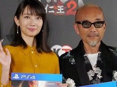 竹中直人さんと波瑠さんが制作秘話を語った,「仁王2」完成発表会をレポート