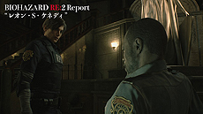 画像集 No.003のサムネイル画像 / 「バイオハザード RE:2」の世界を覗く短編動画第5弾は武器紹介が中心。地下へとつながる扉をクレアが開くシーンも